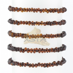 Amber bracelet polished cherry